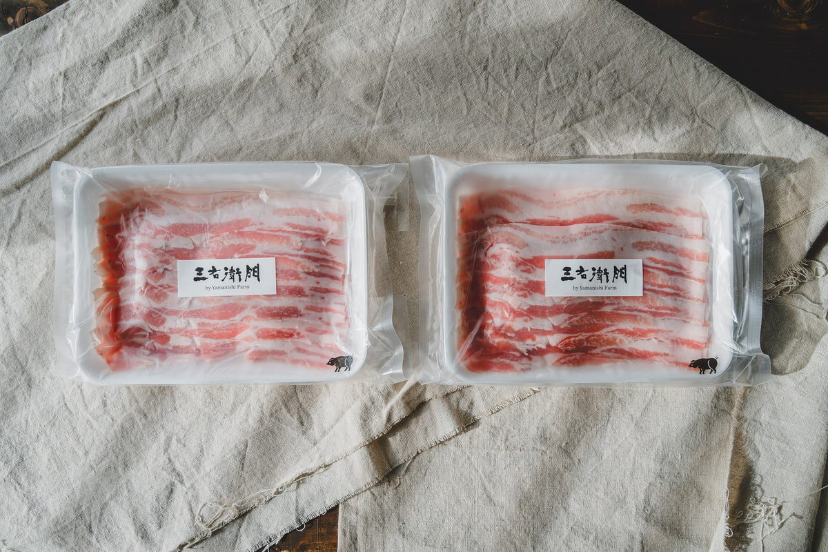 【ギフト箱付】1mm極薄削り豚肉セット【冷凍】【熨斗可】
