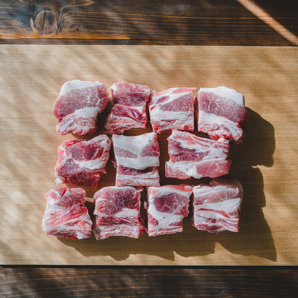 も　スペアリブ570g 2個 も スペアリブ570g 2個 国産 豚肩バラ 厚切り骨付きスペアリブ 2.4kg(